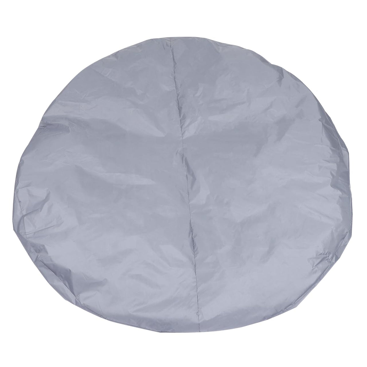 DOITOOL front view of round hot tub cover showing full coverage benefit