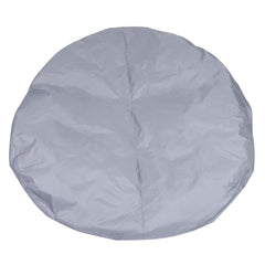 DOITOOL front view of round hot tub cover showing full coverage benefit