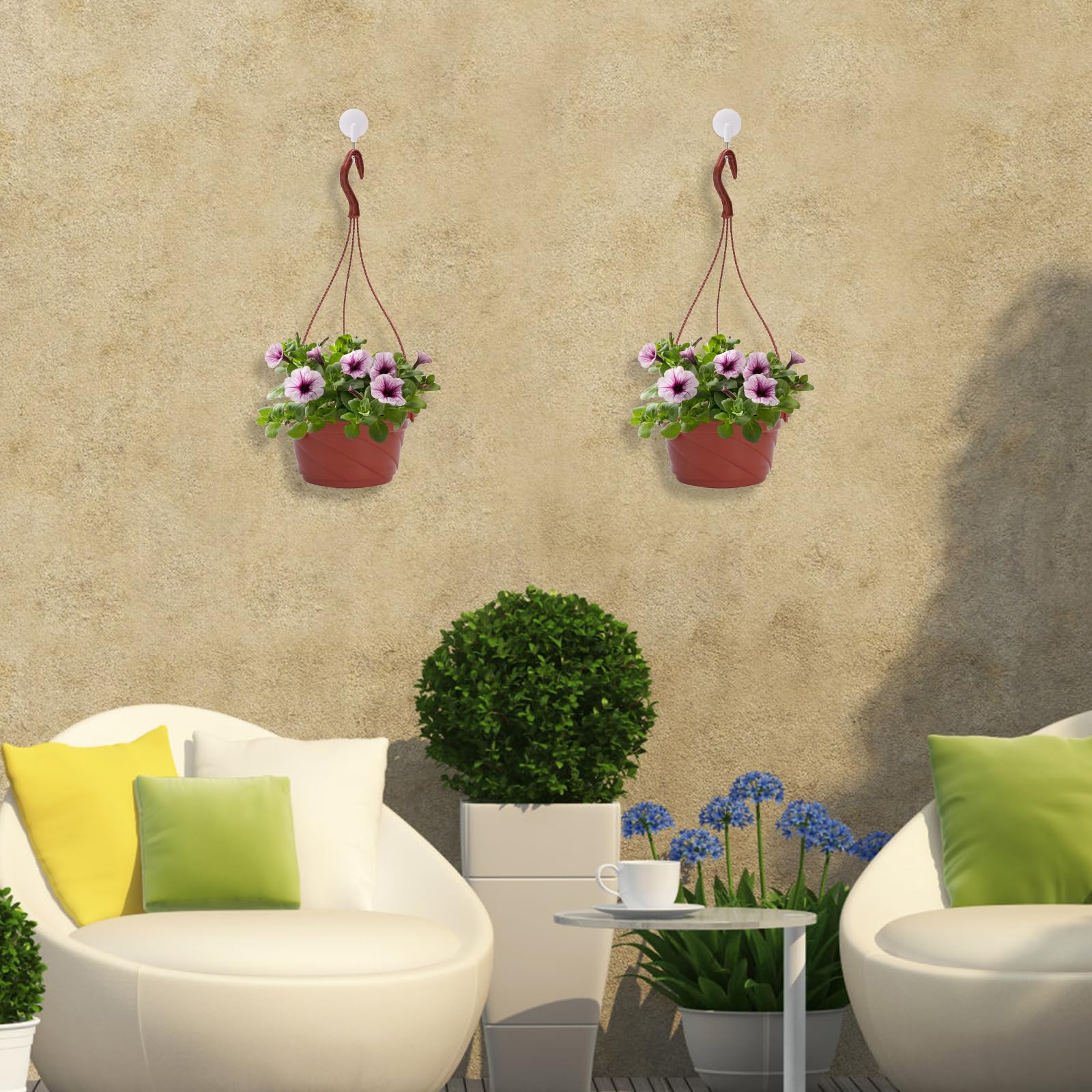 DOITOOL porch garden scene showing coordinated aesthetic for outdoor decor