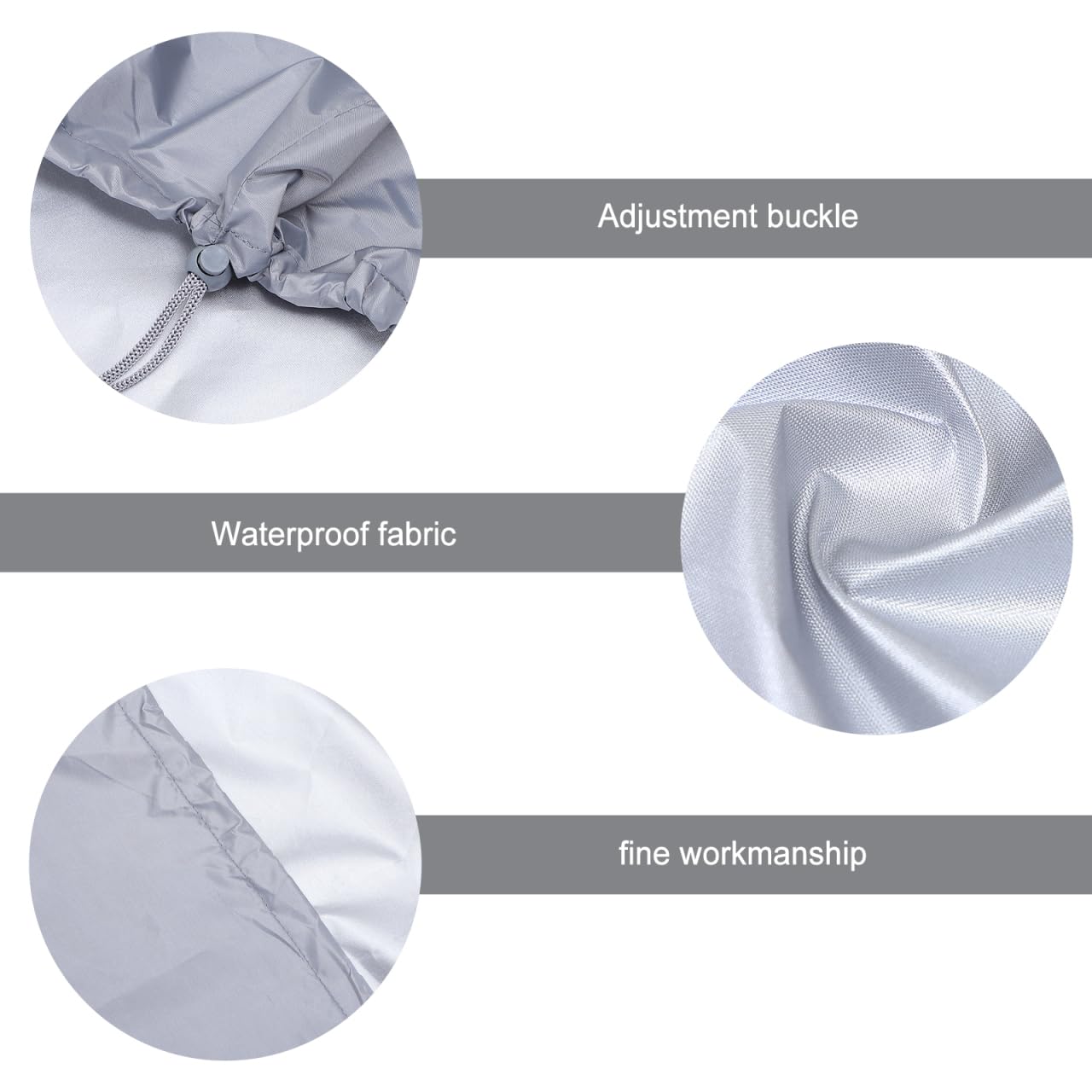 DOITOOL rain beading on cover demonstrating waterproof performance