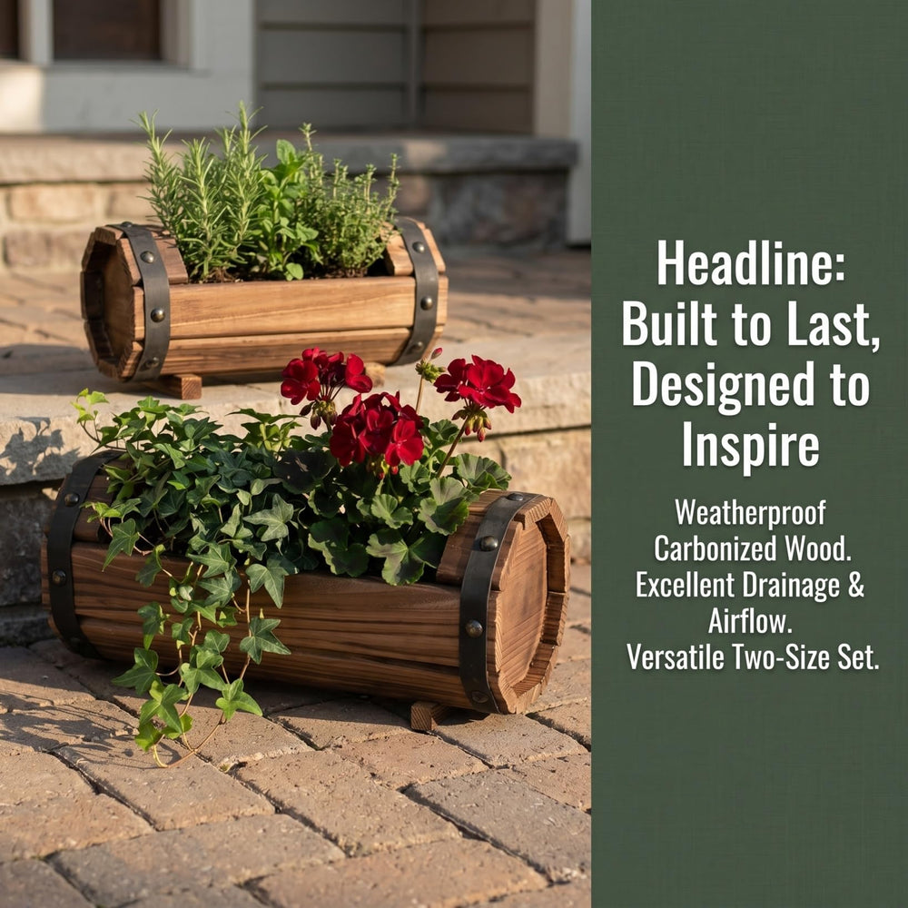 DOITOOL set styled on patio table creating a warm farmhouse focal point