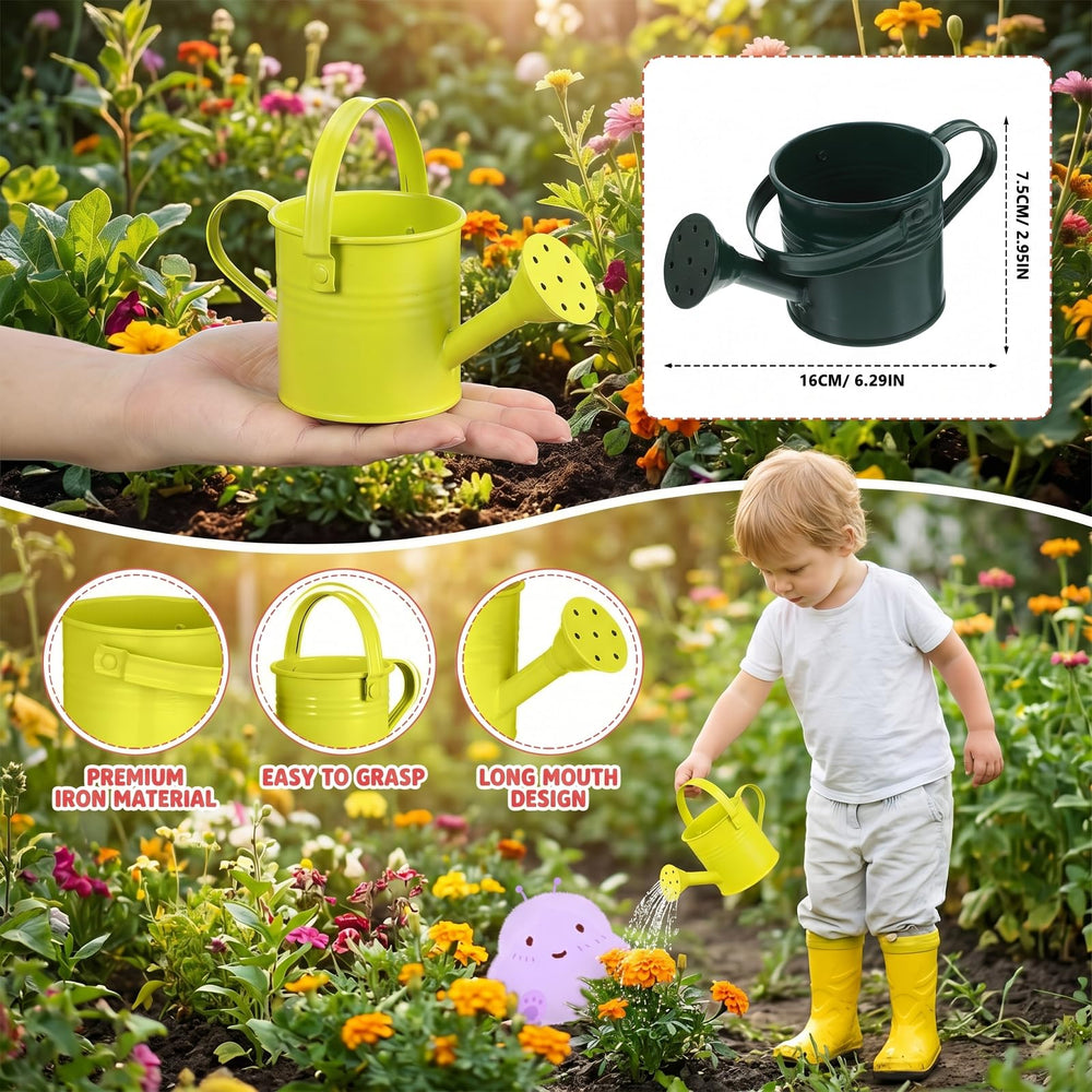 DOITOOL watering can held in hand showing compact size benefit