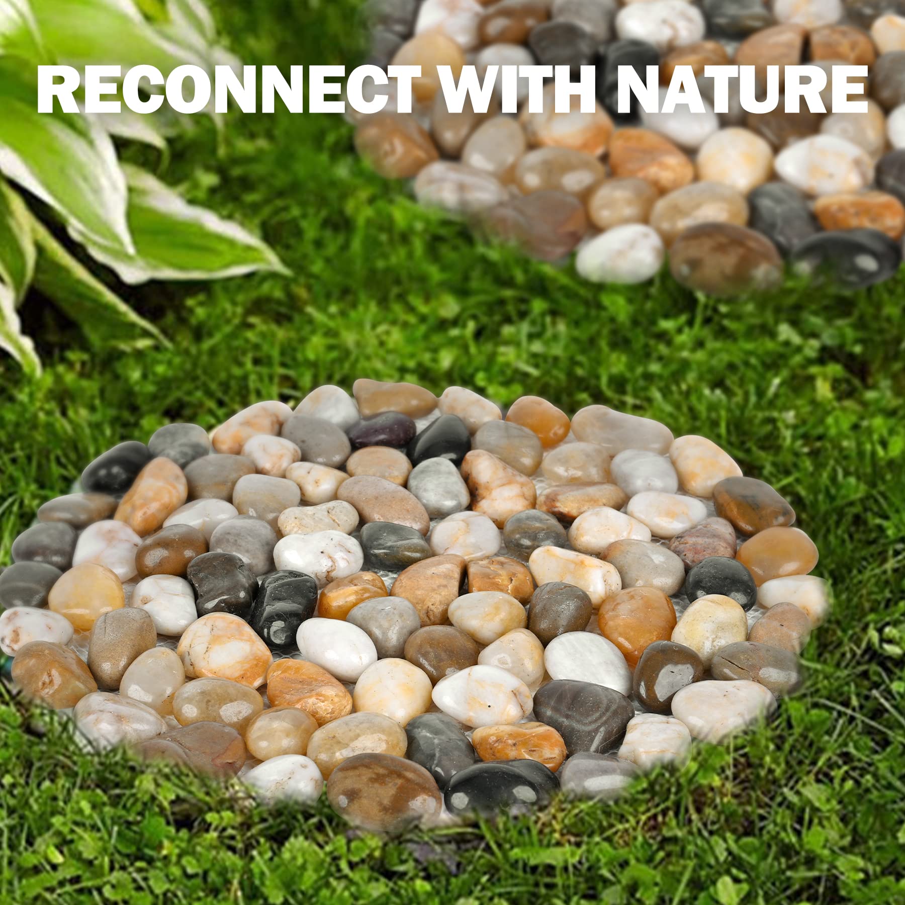 dojobkinb patio lifestyle scene with stones integrated into lawn enhancing outdoor décor