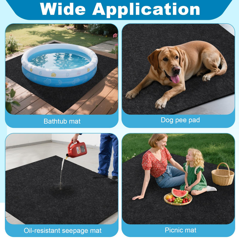 Dojomadf mat beneath treadmill protecting floor from damage and spills