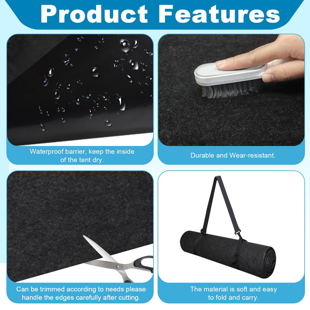 Dojomadf PVC backing detail showing waterproof, non-slip protection