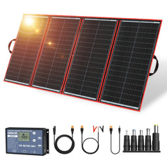 DOKIO folded panel front showing compact carry design and easy transport