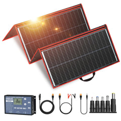 DOKIO front panel view showing foldable design and quick setup benefit