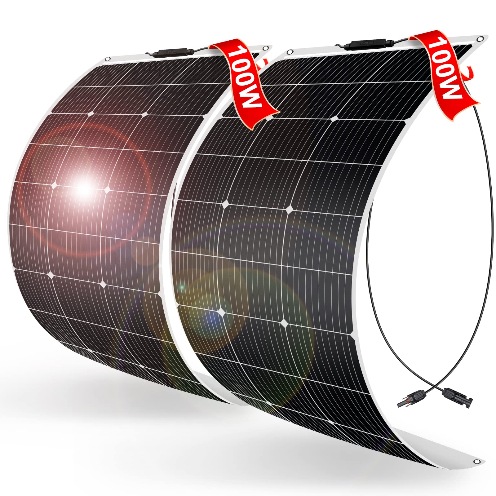 DOKIO front view showing two flexible panels and compact convenience