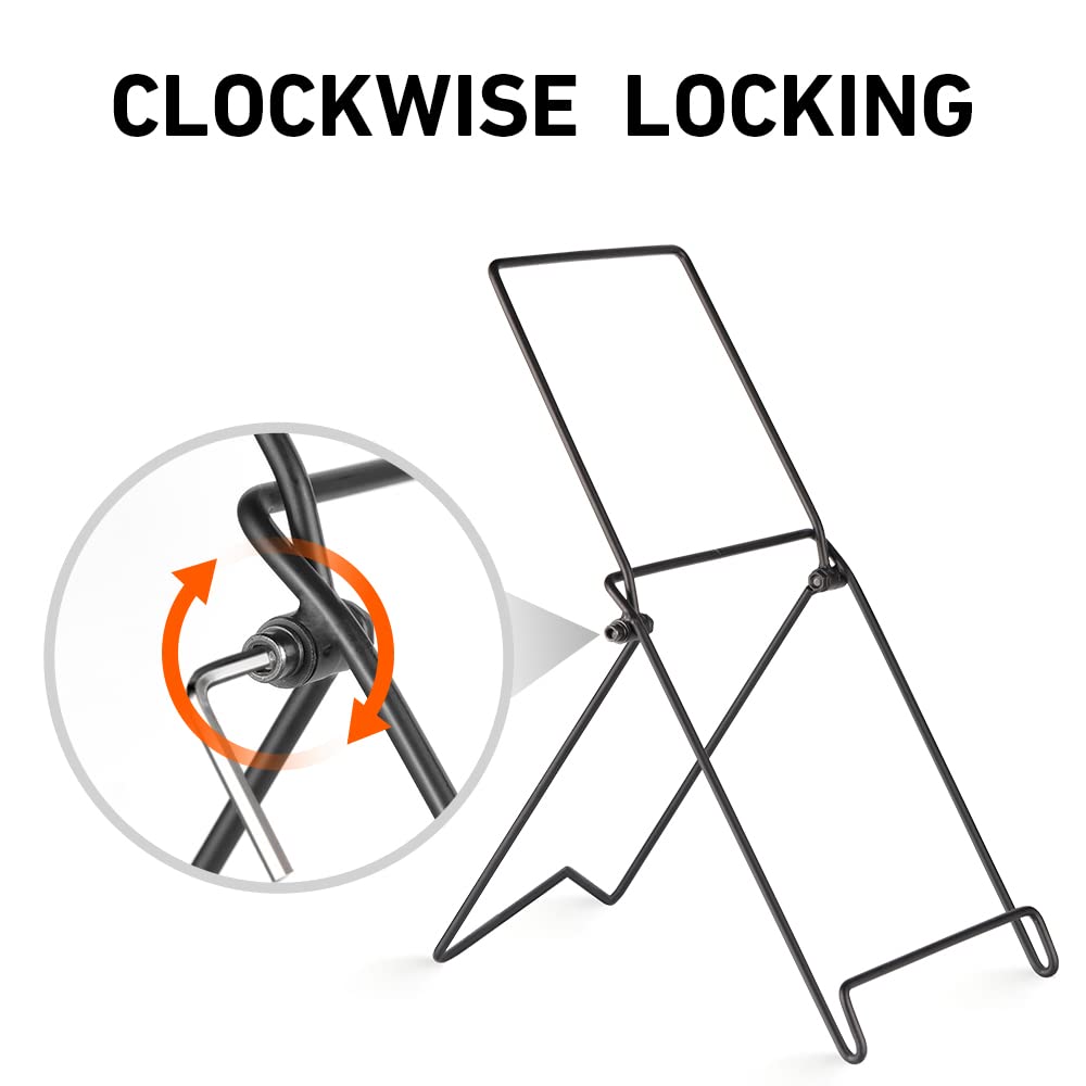 DOKIO tilt stand beside a ruler to show lightweight size and portability