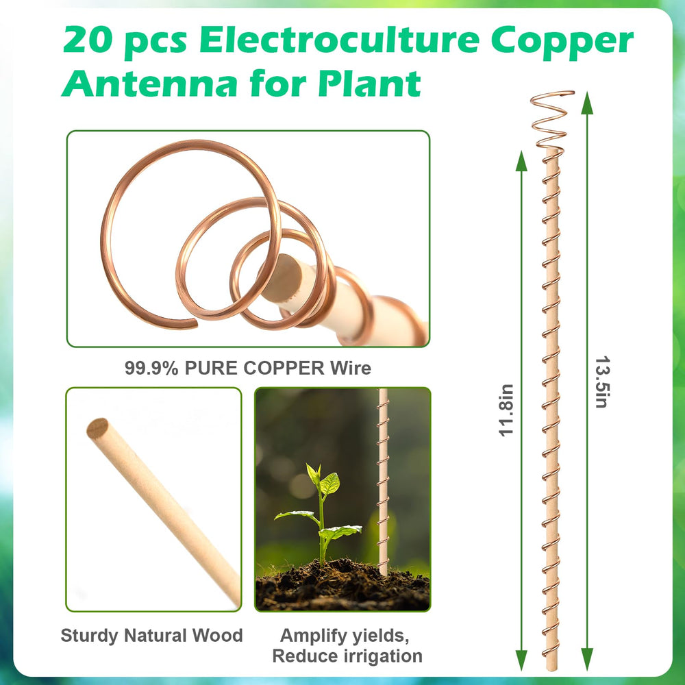 Doksving close-up of copper coil wound on wooden shaft highlighting conductivity benefit