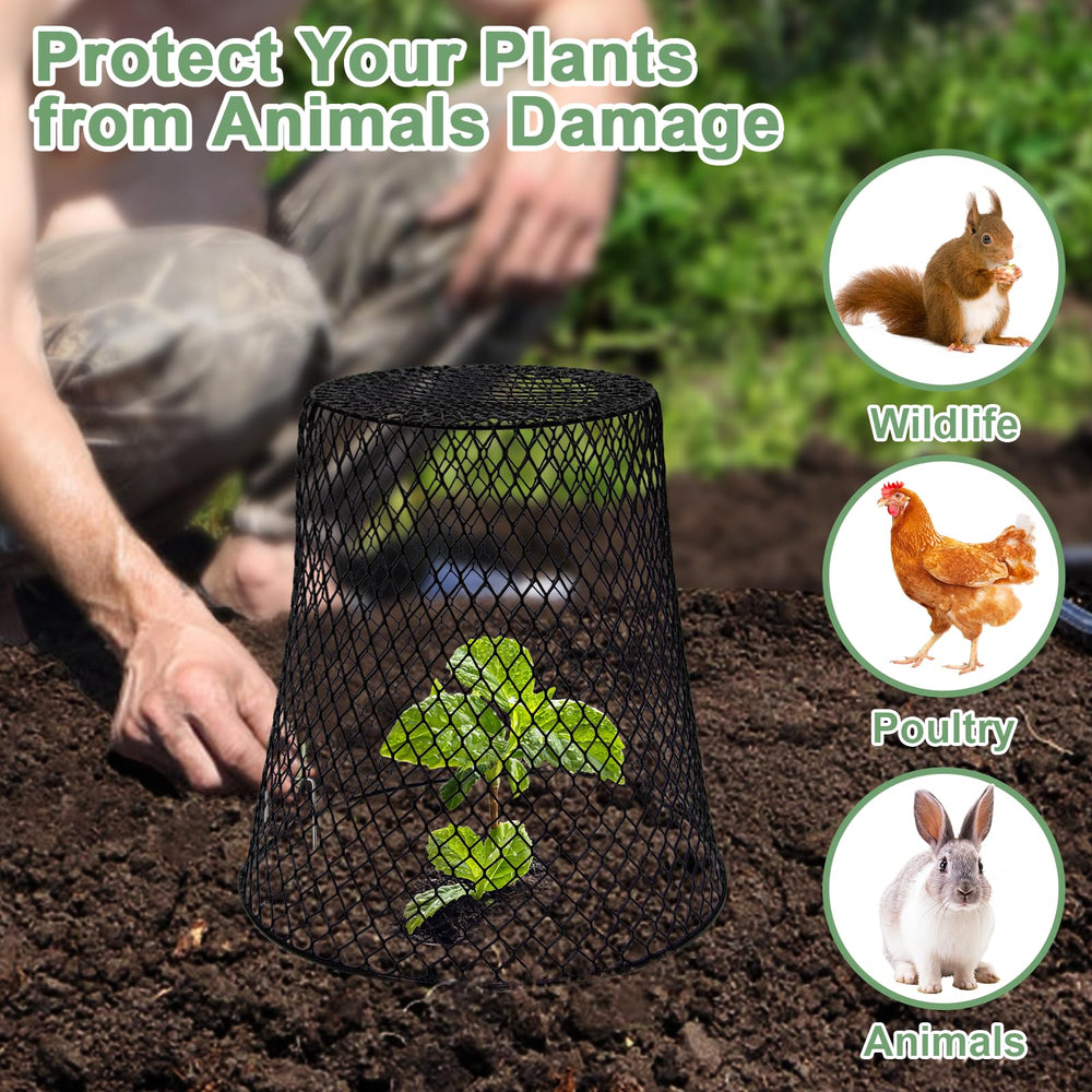 Doksving included labels and U-shaped stakes displayed for quick installation