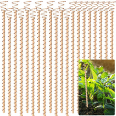 Doksving front view of 20 copper antenna stakes showing full kit benefits