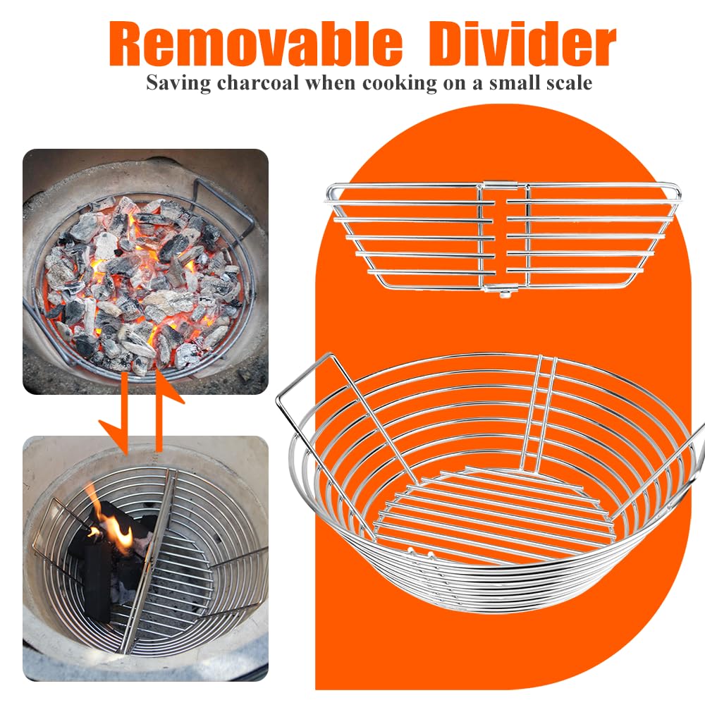 DOLAMOTY divider installed creating two cooking zones for fuel savings