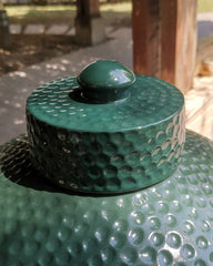 DOLAMOTY front view ceramic cap showing smooth glaze and weather protection