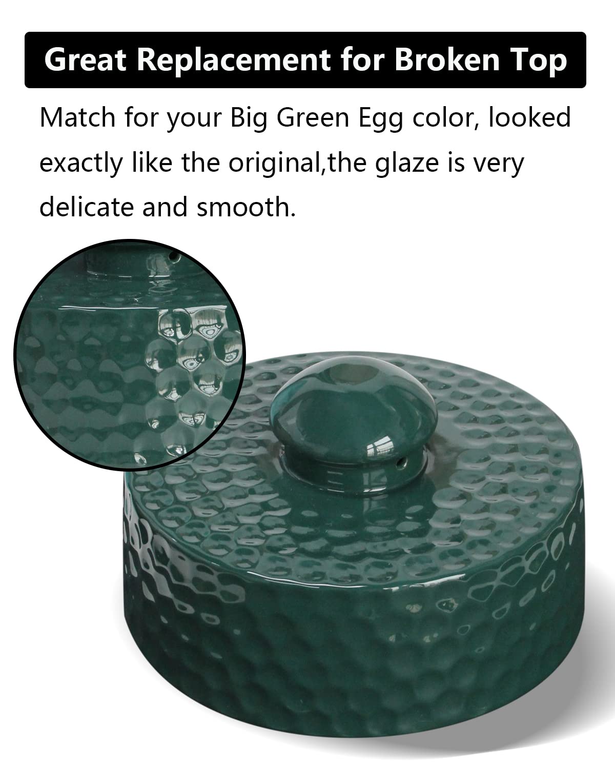 DOLAMOTY close-up of glaze texture highlighting heat resistance and finish