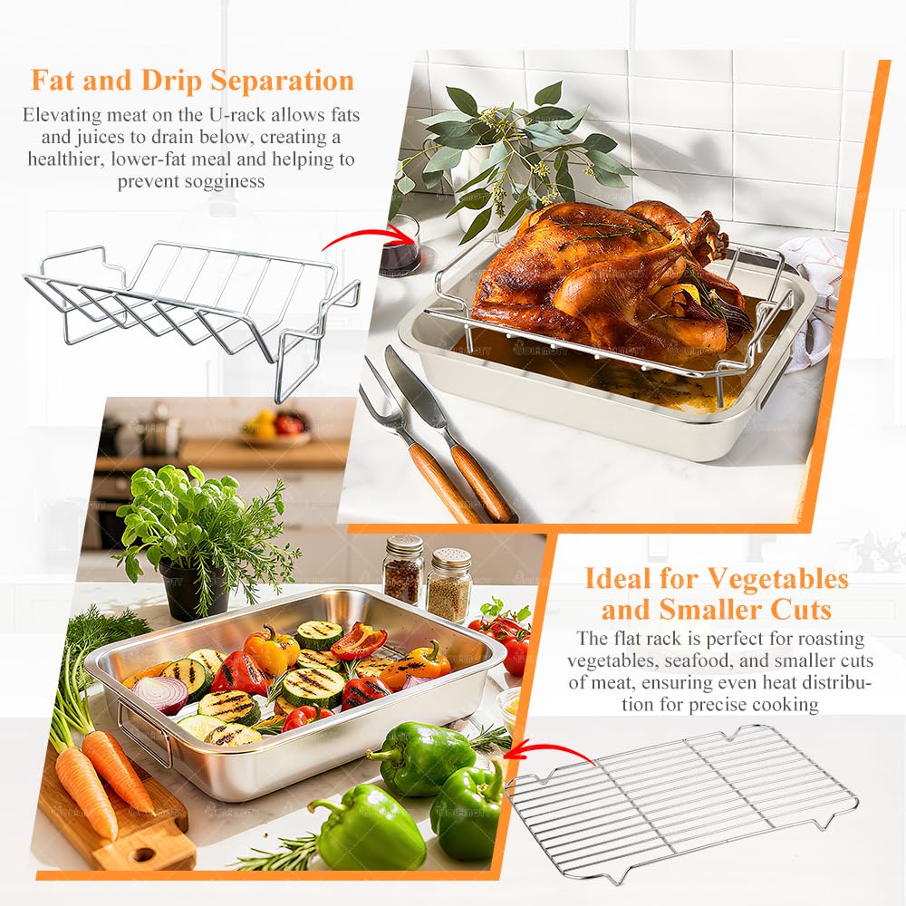 DOLAMOTY rack on grill/smoker illustrating compatibility and enhanced smoke circulation