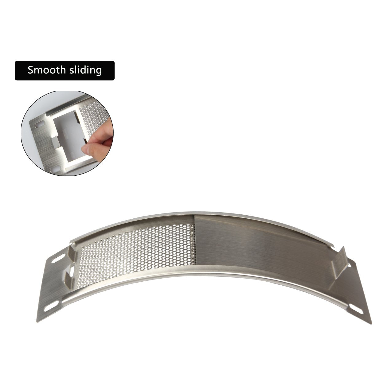 DOLAMOTY stamped label on stainless part confirming quality and heat resistance