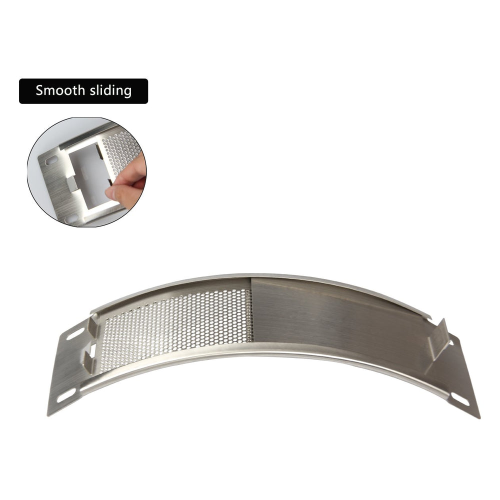 DOLAMOTY stamped label on stainless part confirming quality and heat resistance