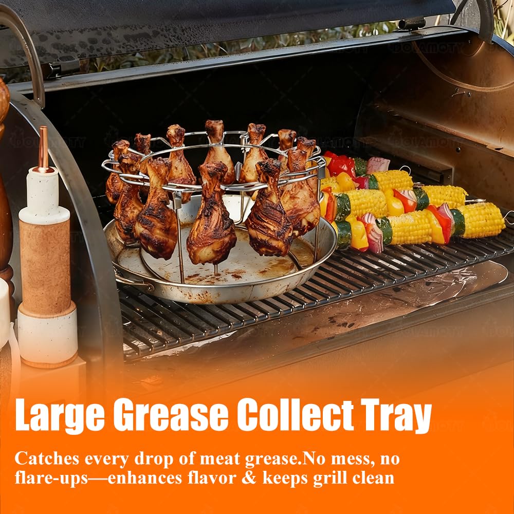 DOLAMOTY three stick sizes 8,10,12 inches lined up to fit different oven and grill depths
