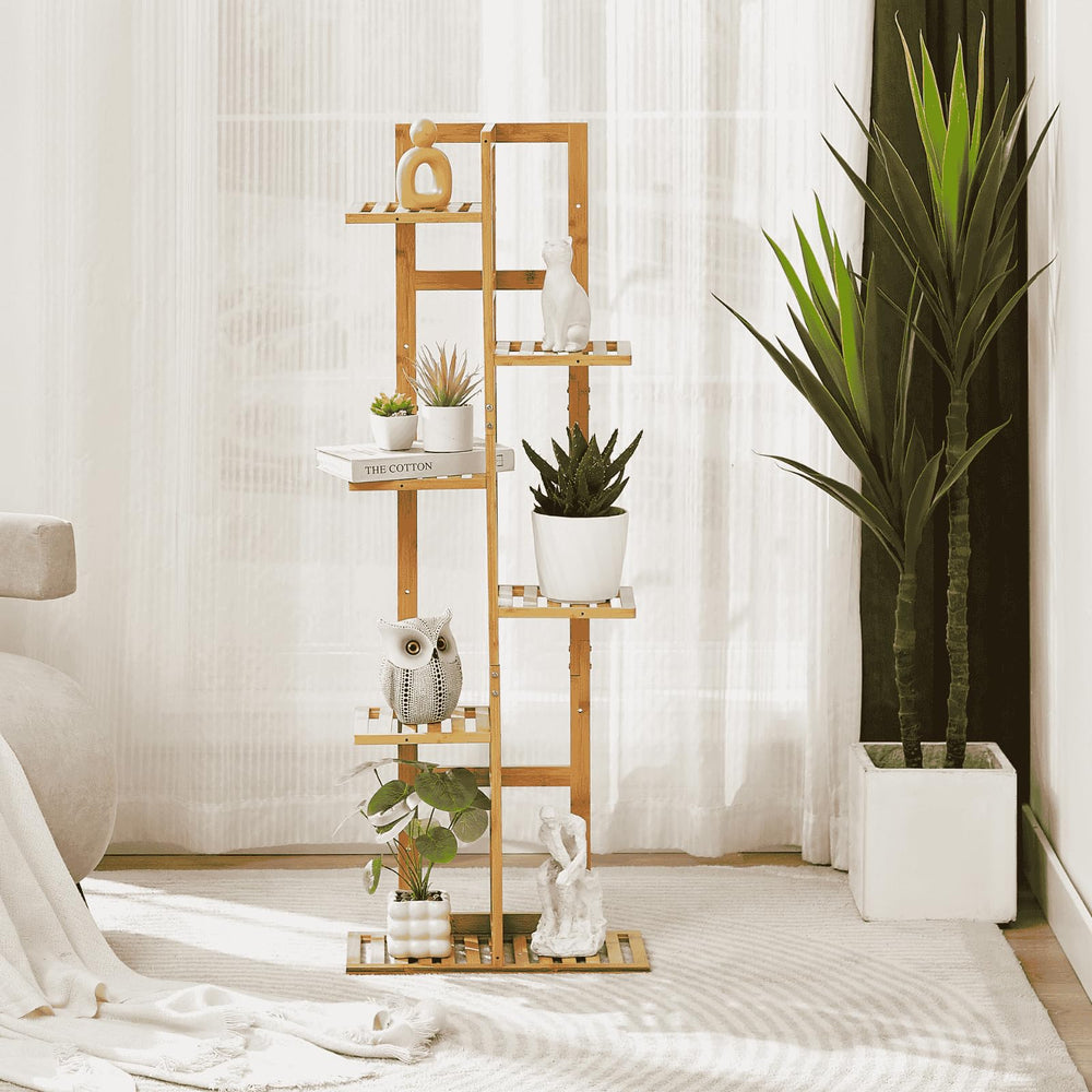 DolceLuna plant stand beside common items illustrating size and scale benefit