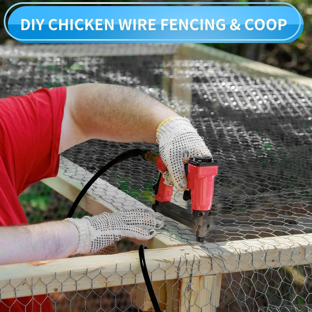 DOLEMODUO mesh attached to coop frame providing secure animal containment