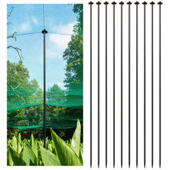 DOLEMODUO front view of ten stakes showing size and packaging benefit durability