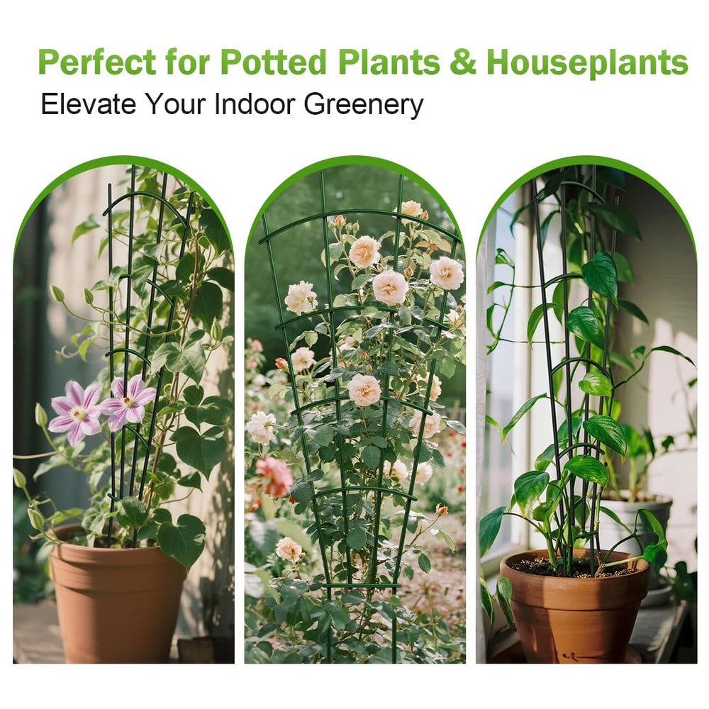 DOLEMODUO included twist ties image showing easy plant fastening benefit