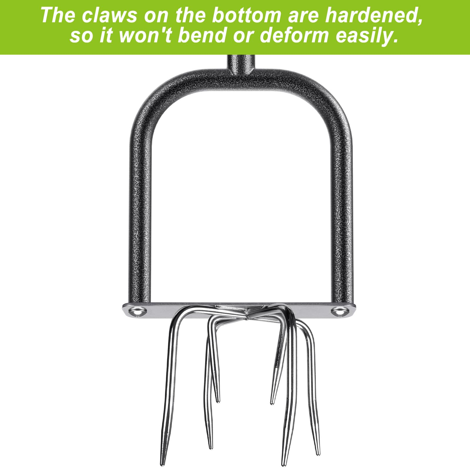 Dolibest D-shaped foot pedal detail showing leverage for easier soil insertion and balance