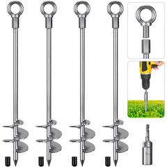 Dolibest front view of four anchors showing packaging and product strength