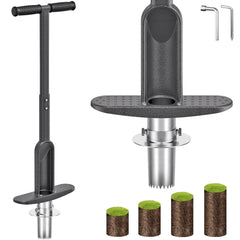 Dolibest front view showing tube and handle for quick, consistent planting