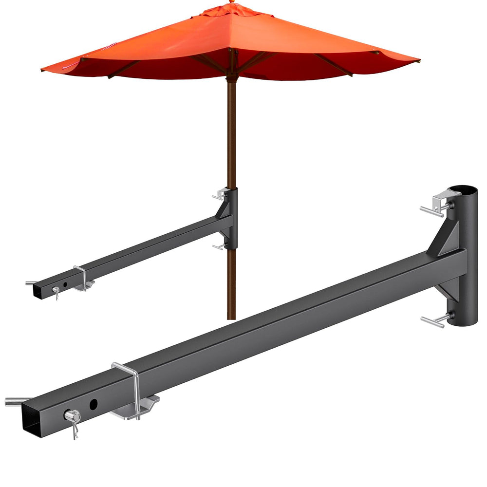 Dolibest front view of hitch mount showing sturdy frame and secure fit benefit: reliable anchoring