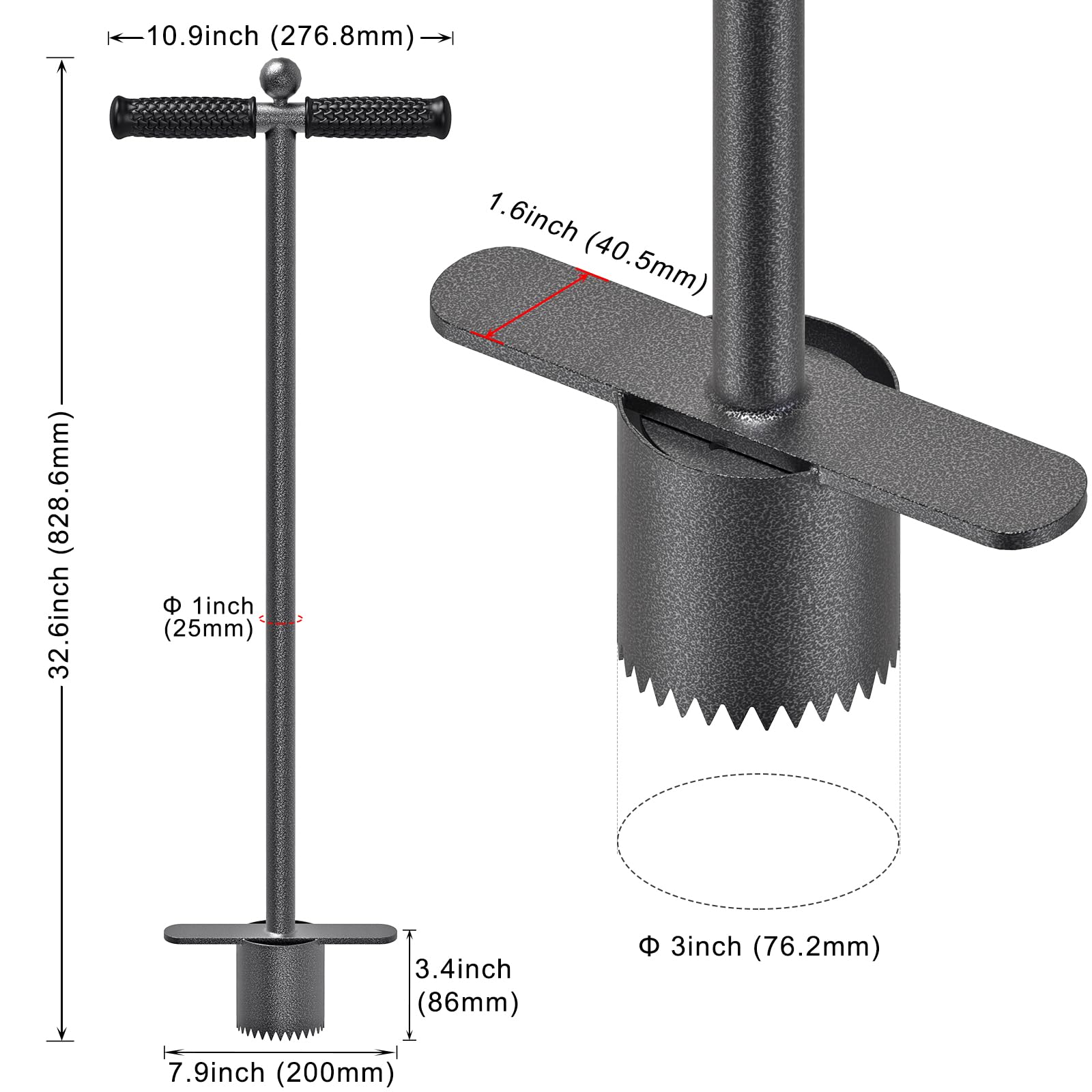 Dolibest tool in use on lawn repairing bare spots efficiently