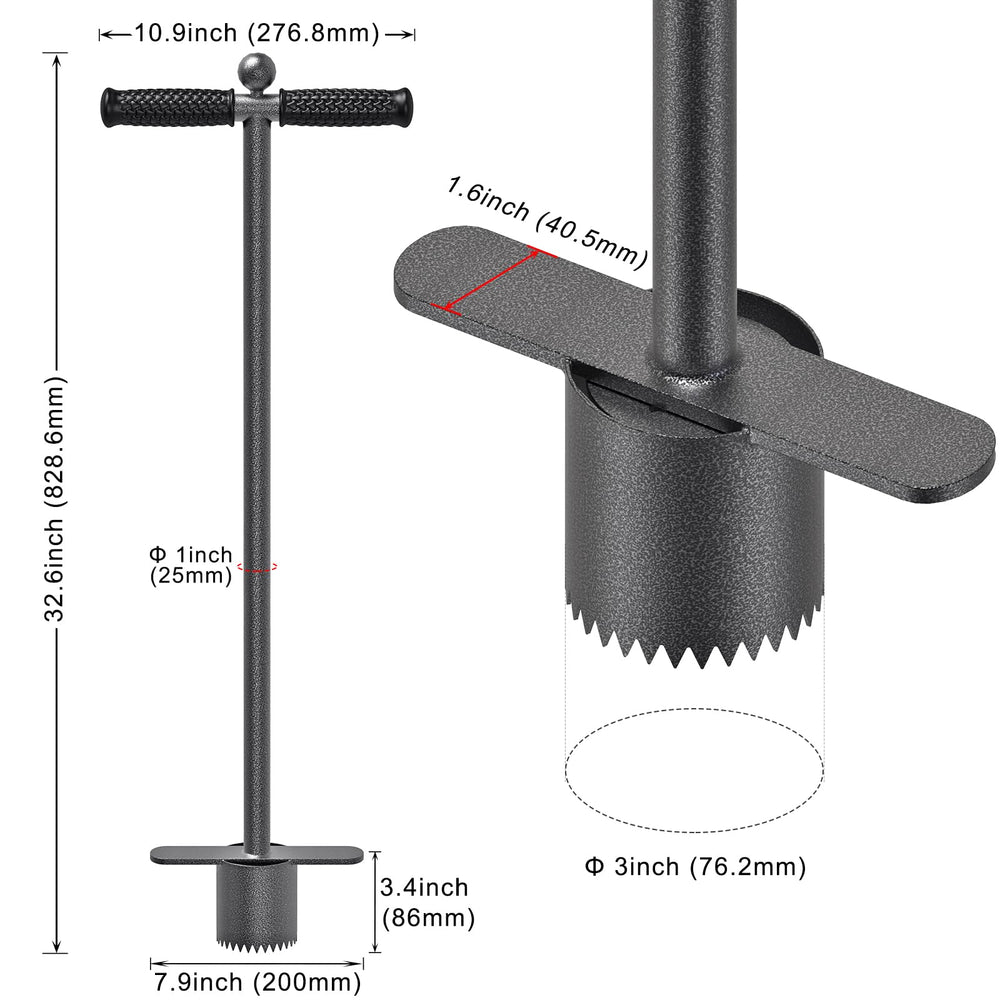 Dolibest tool in use on lawn repairing bare spots efficiently