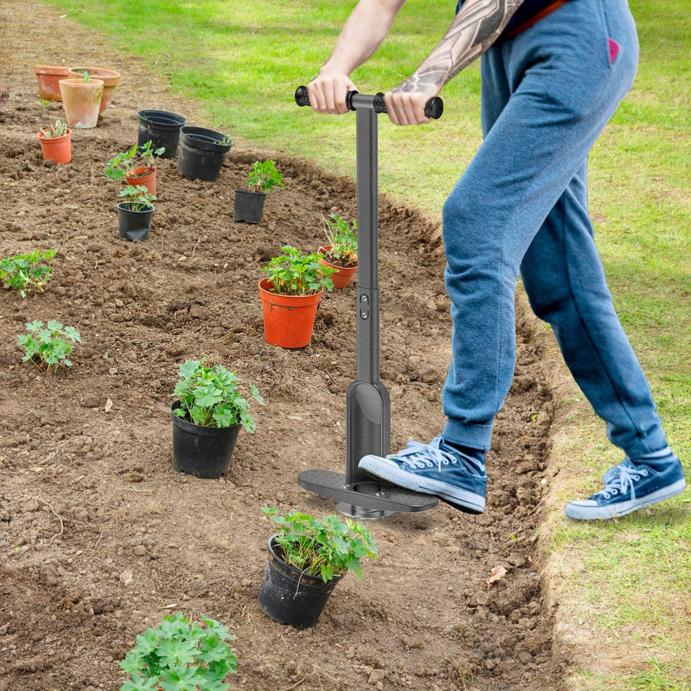 Dolibest lifestyle gardening scene demonstrating comfortable upright planting