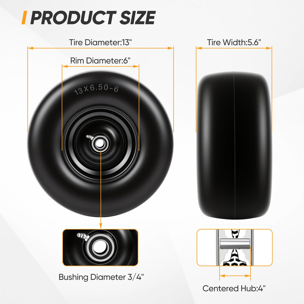 Dollate tire tread close-up highlighting durable polyurethane traction benefit
