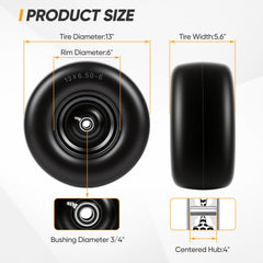 Dollate tire tread close-up highlighting durable polyurethane traction benefit