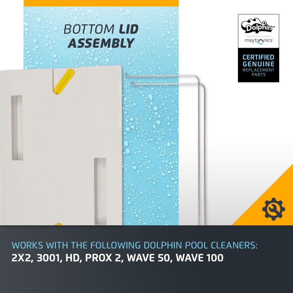 Dolphin lid with micro filter bag inserted illustrating tidy debris containment benefit