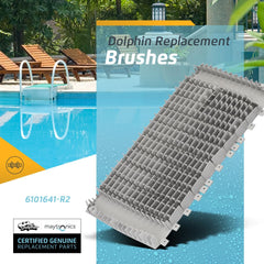 Dolphin brush fiber close-up showing texture and durability for improved scrubbing performance