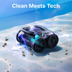 Dolphin Niya Sonar 20 top close-up of brushes and cleaning head efficiency