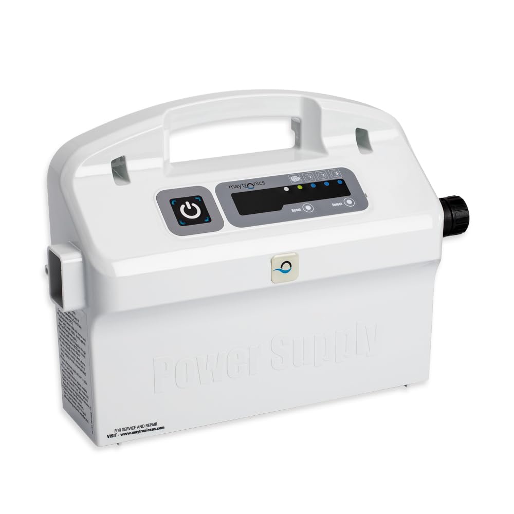 Dolphin power supply front panel showing controls and weekly timer benefit