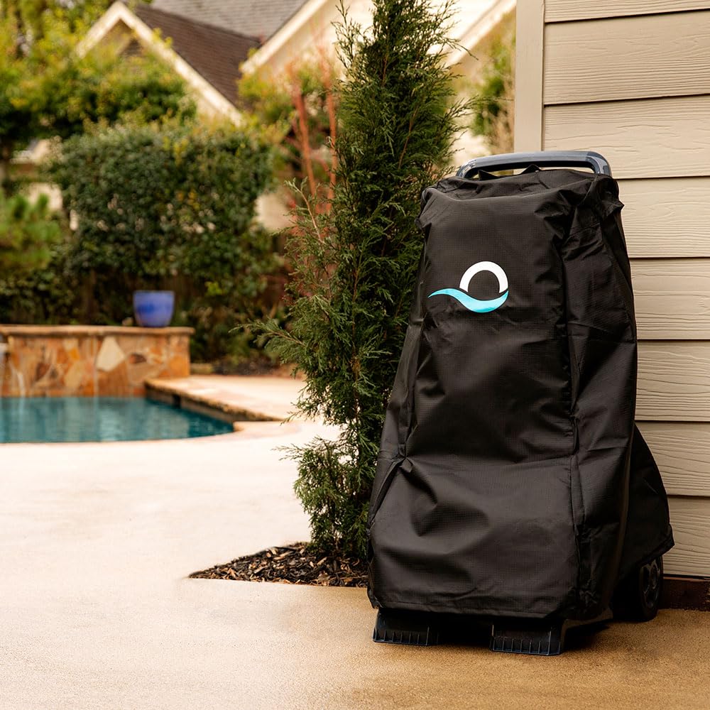 Dolphin side profile of protected unit illustrating snug all-around coverage