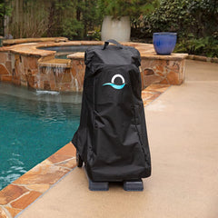 Dolphin cover ventilation detail promoting airflow to prevent moisture buildup