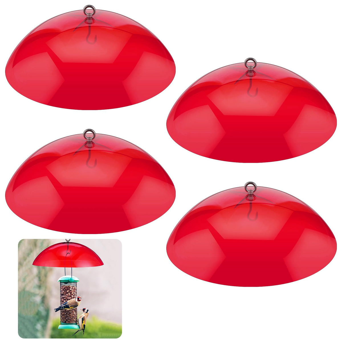 Domensi red dome front view showing protective coverage benefit