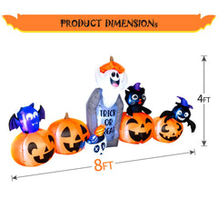 DomKom black cat and bat scene adds playful spooky charm
