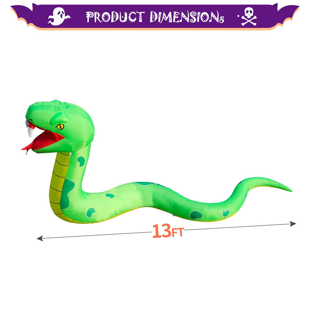 DomKom blower inflating the snake quickly for fast setup