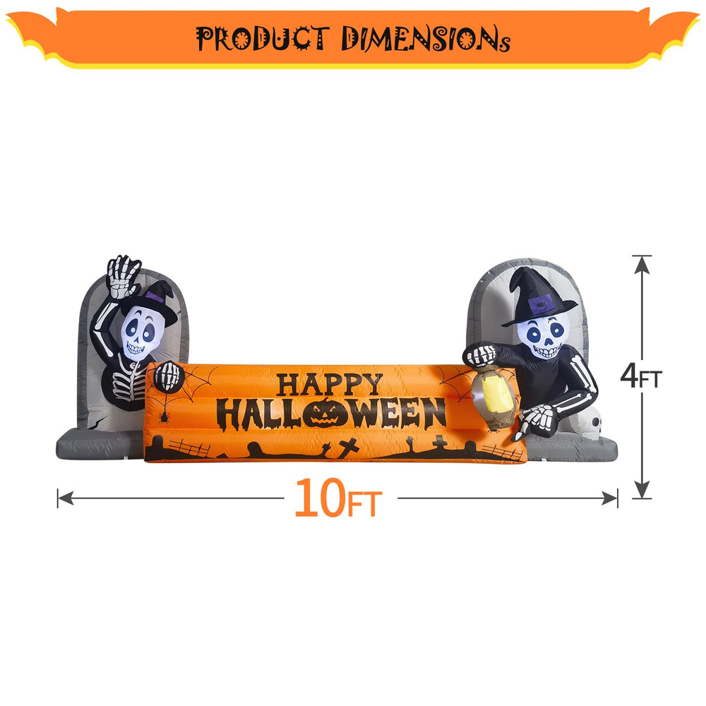 DomKom scale comparison with person to show 10-foot yard display size