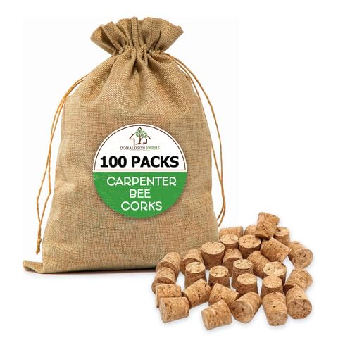 Donaldson Farms front pack showing 100 cork plugs protecting wood