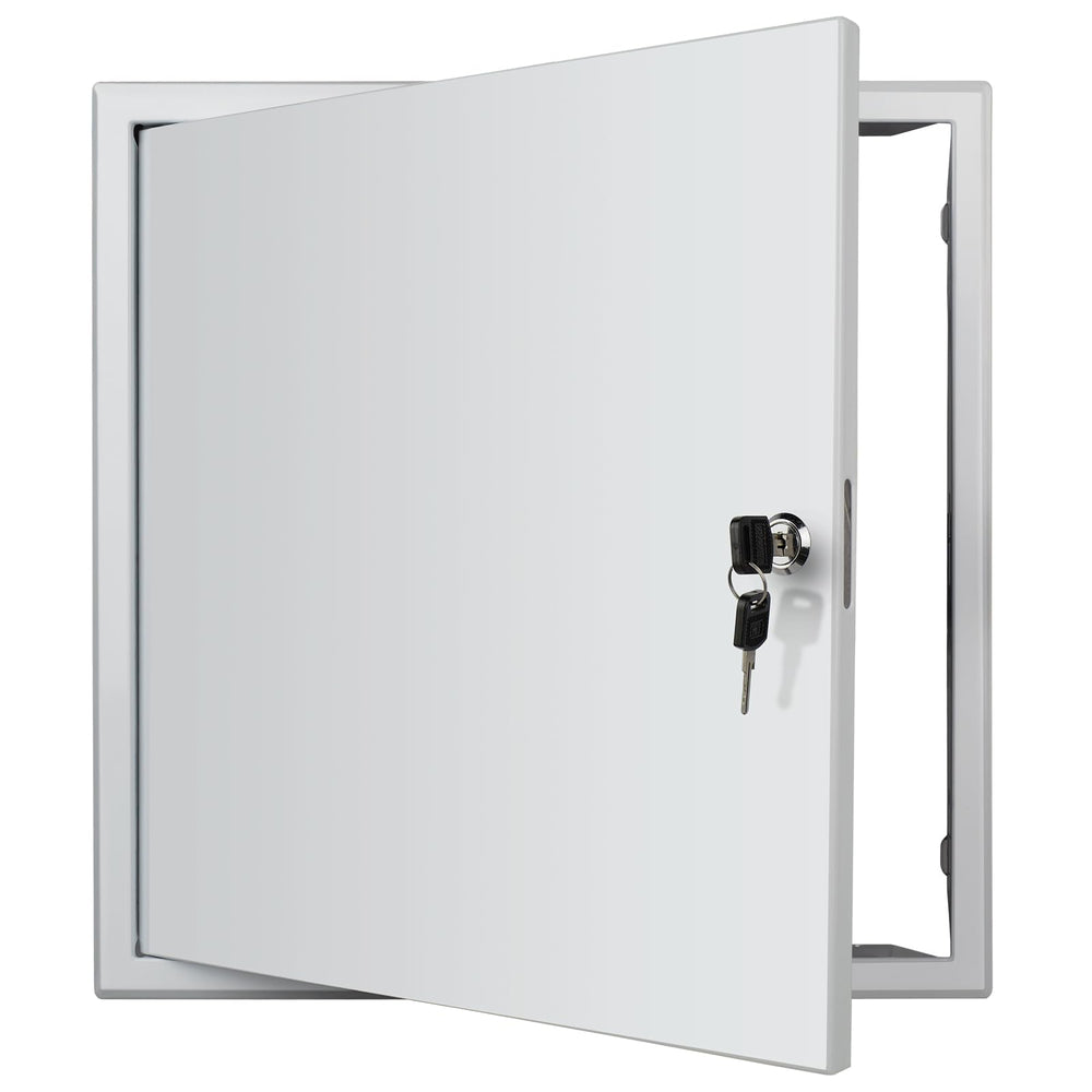 Donext front-facing access panel showing clean paintable finish and flush fit for neat concealment