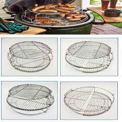 Dongftai storage basket inserted in rack for indirect cooking and easy staging