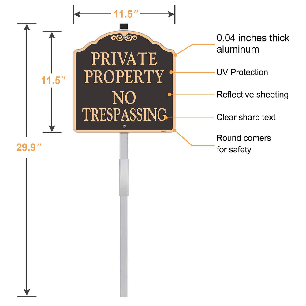 Doninex close-up reflective aluminum surface boosting nighttime visibility